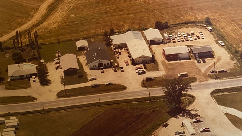 Aerial View of GMT Corporation Facilities In 1980