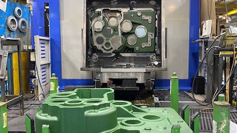 John Deere Farm Equipment in GMT Corporations CNC Machine