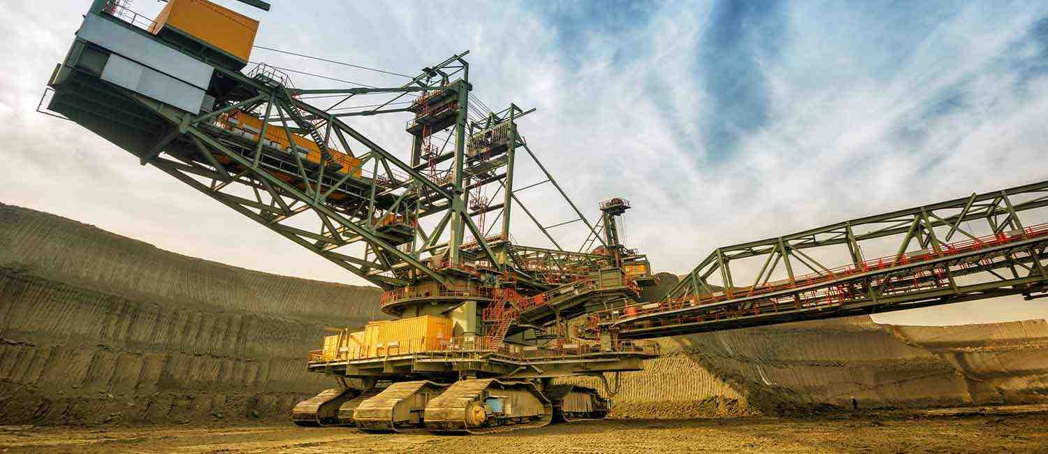 CAT End Loader Used For Mining