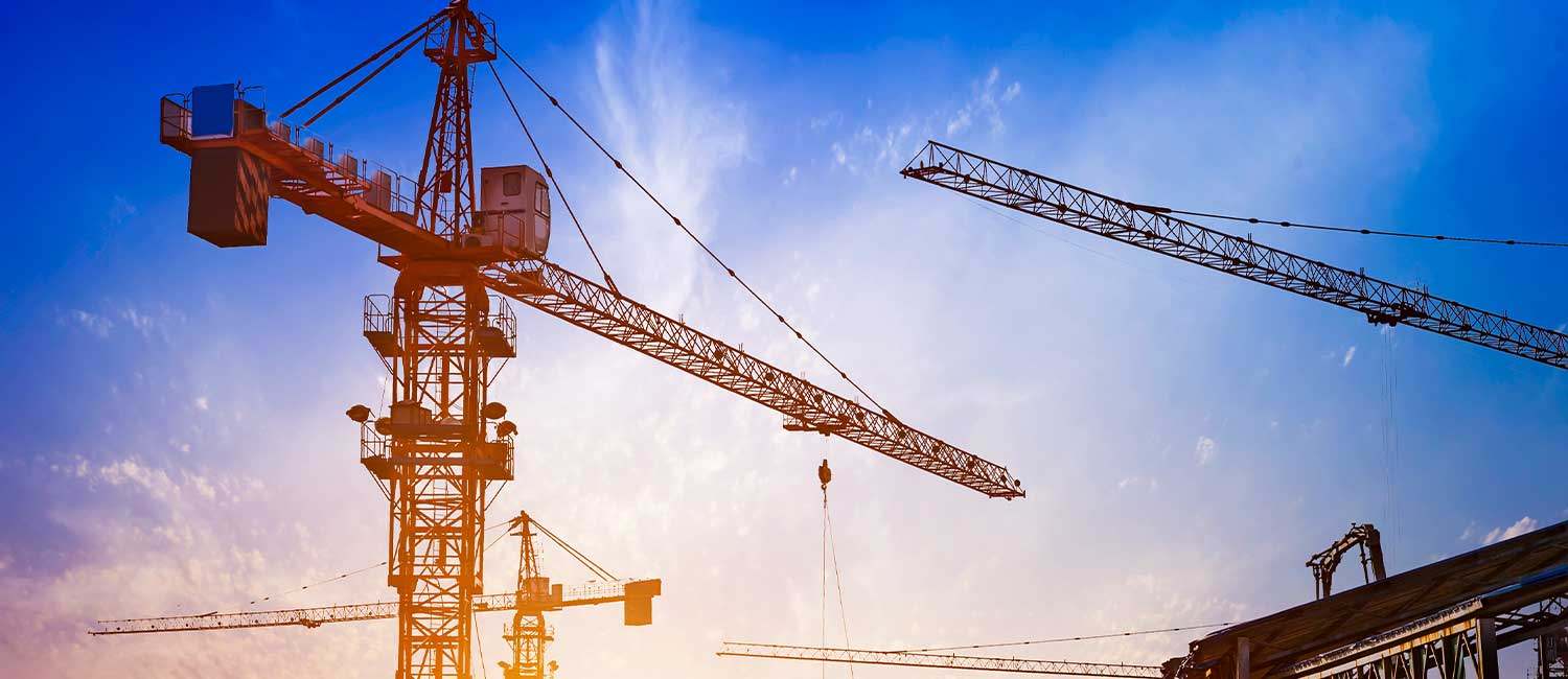 Tower Crane Used On Infrastructure Project