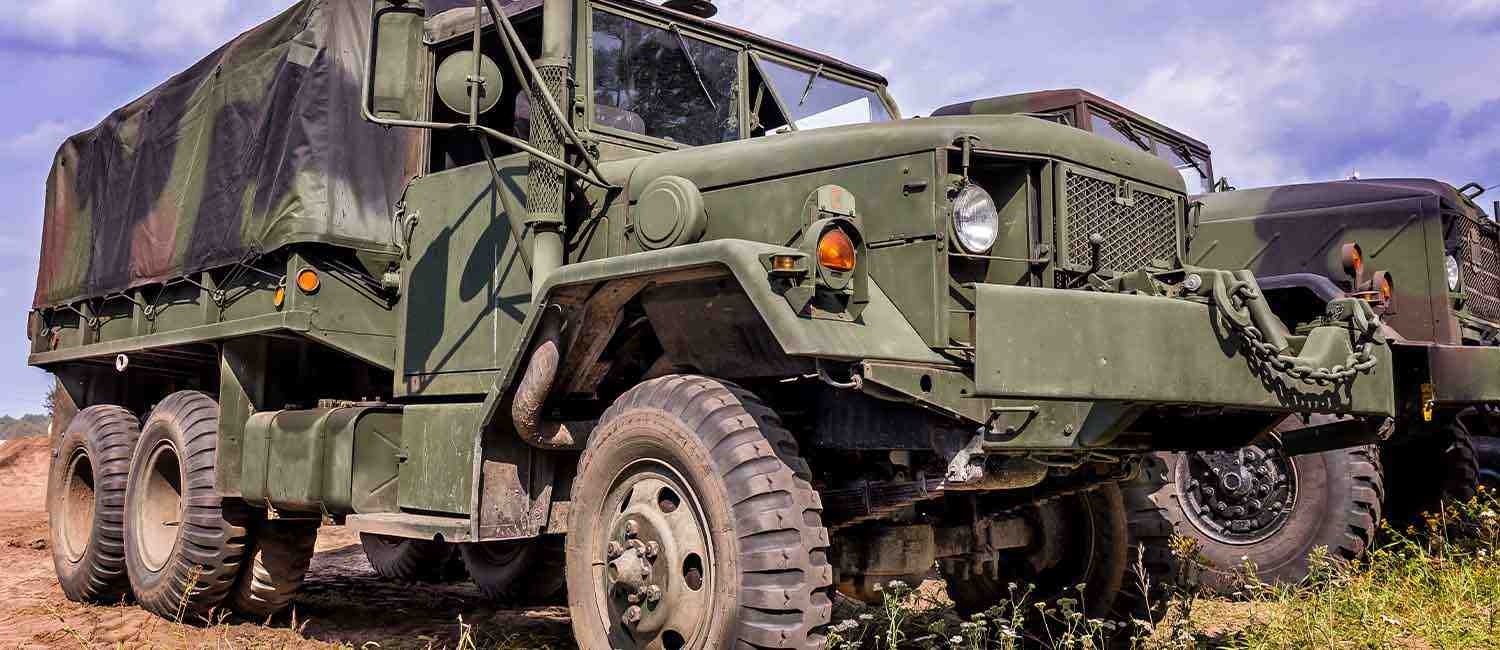 military cargo truck